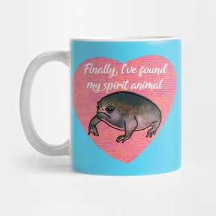 Black Desert Rain Frog Finally, I have found my spirit animal Love Heart Mug